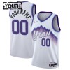 NBA Børn Trøje Utah Jazz Custom 2025-26 Nike Association Edition Hvid Swingman
